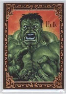 2016 Upper Deck Marvel Masterpieces - [Base] - Gallery High Series Variant Copper Foil #93 - Hulk /99