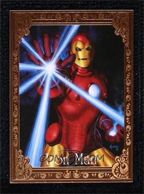 2016 Upper Deck Marvel Masterpieces - [Base] - Gallery High Series Variant Copper Foil #96 - Iron Man /99