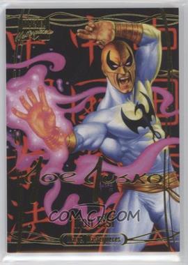 2016 Upper Deck Marvel Masterpieces - [Base] - Gold Foil Signature Series #32 - Level 1 - Iron Fist