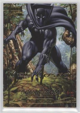 2016 Upper Deck Marvel Masterpieces - [Base] - Gold Foil Signature Series #65 - Level 3 - Black Panther