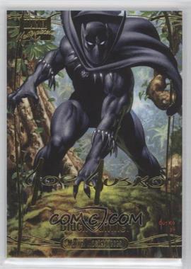 2016 Upper Deck Marvel Masterpieces - [Base] - Gold Foil Signature Series #65 - Level 3 - Black Panther