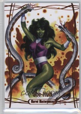 2016 Upper Deck Marvel Masterpieces - [Base] - Legendary Orange #76 - She-Hulk /99