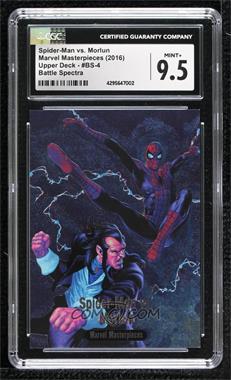 2016 Upper Deck Marvel Masterpieces - Battle Spectra #BS-4 - Spider-Man vs. Morlun [CGC 9.5 Mint+]