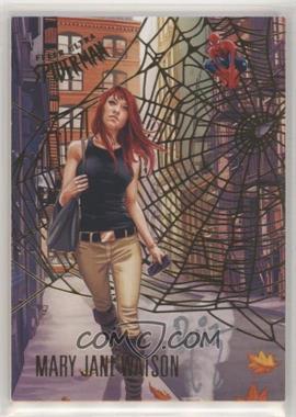 2017 Fleer Ultra Marvel Spider-Man - [Base] - Gold Web Foil Autographs #10 - Mary Jane Parker by Juan Carlos Ruiz Burgos /49