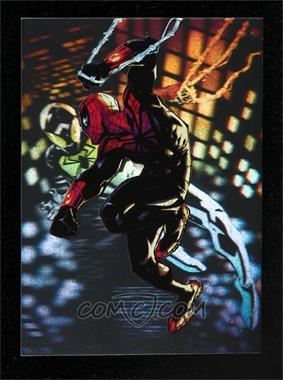 2017 Fleer Ultra Marvel Spider-Man - Holoblast Holograms #HH9 - Spider-Man/Scarlet Spider