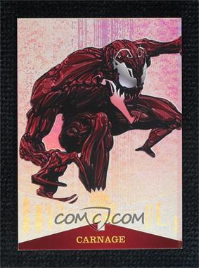 2017 Fleer Ultra Marvel Spider-Man - Marvel Metal - Patterned #MM14 - Carnage