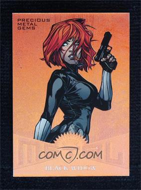 2017 Fleer Ultra Marvel Spider-Man - Marvel Metal - Precious Metal Gems Bronze #MM11 - Black Widow /199