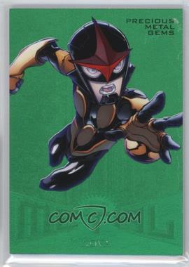 2017 Fleer Ultra Marvel Spider-Man - Marvel Metal - Precious Metal Gems Green #MM41 - Nova /10