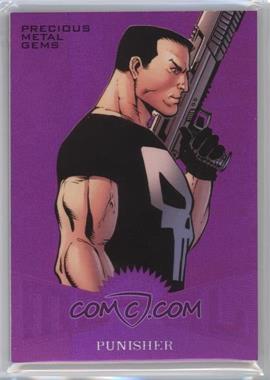 2017 Fleer Ultra Marvel Spider-Man - Marvel Metal - Precious Metal Gems Purple #MM29 - Punisher /5