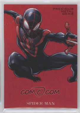 2017 Fleer Ultra Marvel Spider-Man - Marvel Metal - Precious Metal Gems Red #MM50 - Spider-Man /99