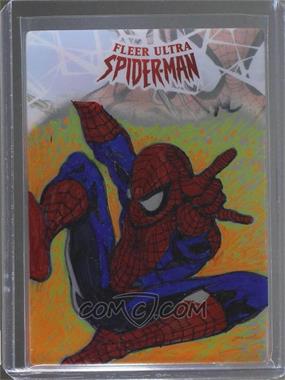 2017 Fleer Ultra Marvel Spider-Man - Plexiglass Sketch Cards #PSC1 - JC Fabul /1