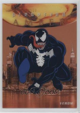 2017 Fleer Ultra Marvel Spider-Man - Preserved Amber - City Scape #PA1 - Venom /15