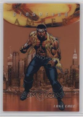 2017 Fleer Ultra Marvel Spider-Man - Preserved Amber - City Scape #PA21 - Luke Cage /15