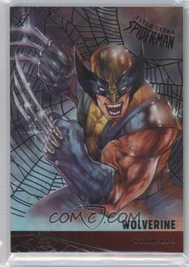 2017 Fleer Ultra Marvel Spider-Man - Team Ups - Rainbow Web Foil #TU9 - Wolverine