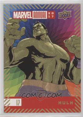 2017 Upper Deck Marvel Annual - [Base] - Color Wheel #17 - Hulk