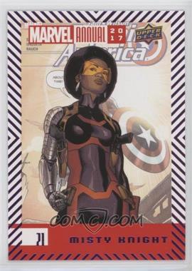 2017 Upper Deck Marvel Annual - [Base] - Purple Foil #71 - Misty Knight