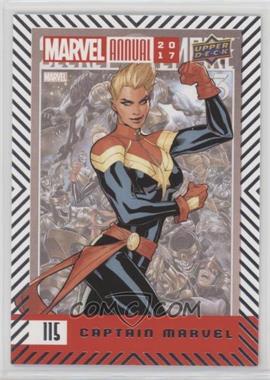 2017 Upper Deck Marvel Annual - [Base] #115 - SP - Captain Marvel