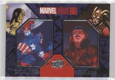 2017 Upper Deck Marvel Annual - Dual Comic Patches #DCP-5 - Captain America, Madame Hydra