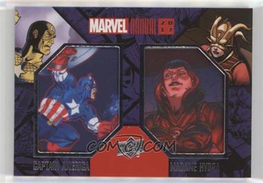 2017 Upper Deck Marvel Annual - Dual Comic Patches #DCP-5 - Captain America, Madame Hydra