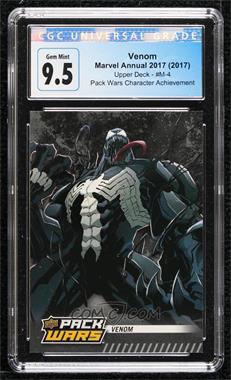2017 Upper Deck Marvel Annual - Pack Wars Character Achievements #M-4 - Venom /10 [CGC 9.5 Gem Mint]