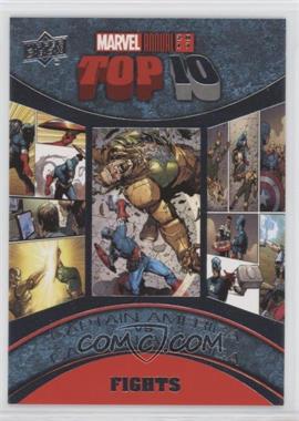 2017 Upper Deck Marvel Annual - Top 10 Fights #TF-7 - Captain America vs Captain America