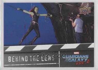 2017 Upper Deck Marvel Guardians of the Galaxy Volume 2 - Behind the Lens #BTL8 - Zoe Saldana Uses a Grip