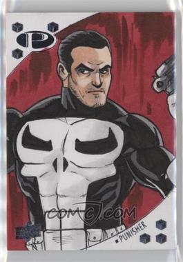 2017 Upper Deck Marvel Premier - Sketch Cards Character #_PU.1 - Punisher (Rich Molinelli) /1