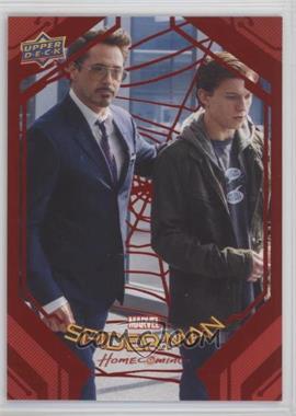 2017 Upper Deck Marvel Spider-Man Homecoming - [Base] - Red Foil #90 - One Proud Tony /199