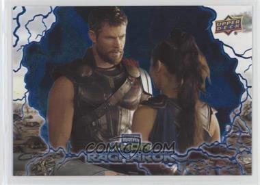 2017 Upper Deck Marvel Thor: Ragnarok - [Base] - Blue #32 - Thor Idolizes Valkyrie /199