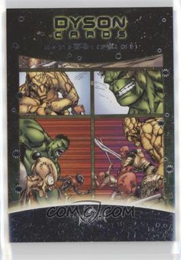 2017 Upper Deck Marvel Thor: Ragnarok - Dyson Cards #D-7 - Incredible Hulk #93
