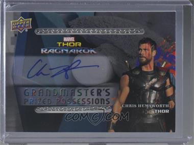 2017 Upper Deck Marvel Thor: Ragnarok - Grandmaster's Prized Possessions Autographs #GP-1 - Chris Hemsworth /100