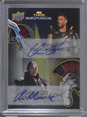 2017 Upper Deck Marvel Thor: Ragnarok - The Armory Dual Autographed Memorabilia #ADA3 - Chris Hemsworth, Rachel House