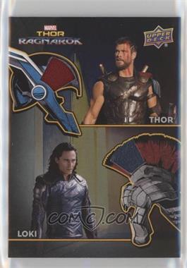 2017 Upper Deck Marvel Thor: Ragnarok - The Armory Memorabilia Dual #AD-1 - Thor, Loki