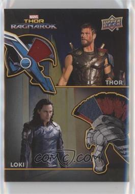 2017 Upper Deck Marvel Thor: Ragnarok - The Armory Memorabilia Dual #AD-1 - Thor, Loki