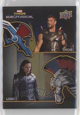 2017 Upper Deck Marvel Thor: Ragnarok - The Armory Memorabilia Dual #AD-1 - Thor, Loki