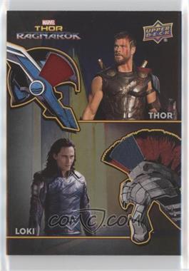 2017 Upper Deck Marvel Thor: Ragnarok - The Armory Memorabilia Dual #AD-1 - Thor, Loki