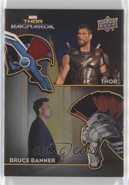 2017 Upper Deck Marvel Thor: Ragnarok - The Armory Memorabilia Dual #AD-8 - Thor, Bruce Banner