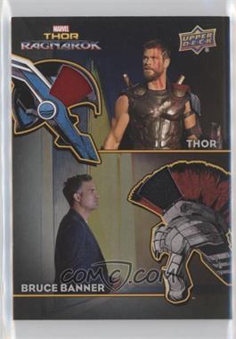 2017 Upper Deck Marvel Thor: Ragnarok - The Armory Memorabilia Dual #AD-8 - Thor, Bruce Banner