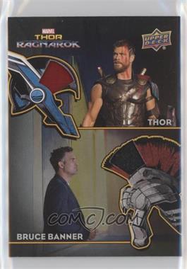 2017 Upper Deck Marvel Thor: Ragnarok - The Armory Memorabilia Dual #AD-8 - Thor, Bruce Banner
