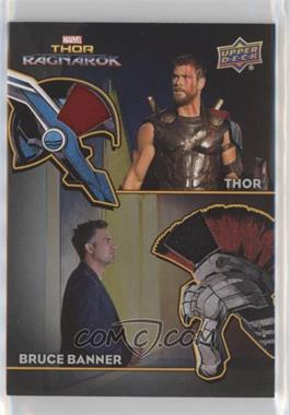 2017 Upper Deck Marvel Thor: Ragnarok - The Armory Memorabilia Dual #AD-8 - Thor, Bruce Banner