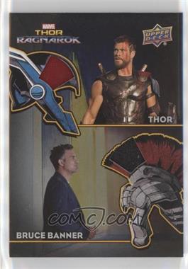 2017 Upper Deck Marvel Thor: Ragnarok - The Armory Memorabilia Dual #AD-8 - Thor, Bruce Banner