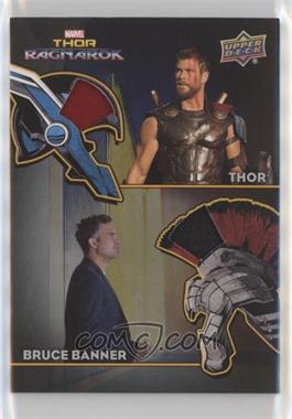 2017 Upper Deck Marvel Thor: Ragnarok - The Armory Memorabilia Dual #AD-8 - Thor, Bruce Banner