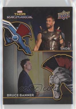 2017 Upper Deck Marvel Thor: Ragnarok - The Armory Memorabilia Dual #AD-8 - Thor, Bruce Banner