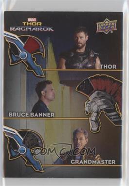 2017 Upper Deck Marvel Thor: Ragnarok - The Armory Memorabilia Triple #AT-5 - Thor, Bruce Banner, Grandmaster