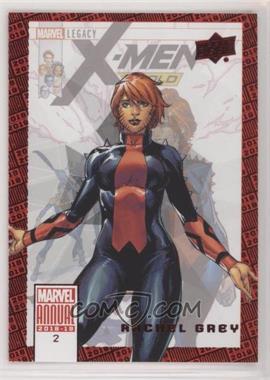 2018-19 Upper Deck Marvel Annual - [Base] - Red #2 - Rachel Grey