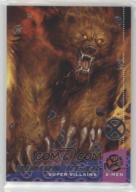 2018 Fleer Ultra Marvel X-Men - [Base] - Silver #121 - Villains - Demon Bear