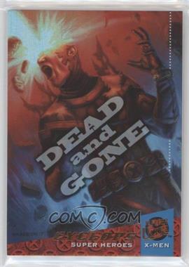 2018 Fleer Ultra Marvel X-Men - Dead and Gone - Rainbow Foil #DG6 - Cyclops