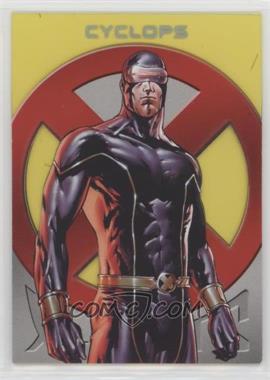 2018 Fleer Ultra Marvel X-Men - X-Cuts - Yellow #XC13 - Cyclops /50