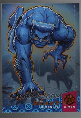 2018 Fleer Ultra Marvel X-Men - X-Men '92 - Rainbow Foil #X6 - Beast