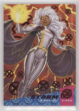 2018 Fleer Ultra Marvel X-Men - X-Men '92 - Red Auto #X10 - Storm, David Nakayama /50